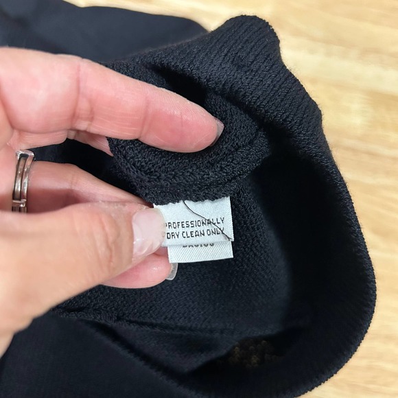 St. John Basics High Rise Elastic Waist Pleated Front Knit Trouser Pant Sz 6 - Picture 8 of 9